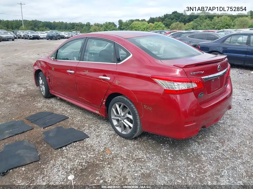 2013 NISSAN SENTRA VIN 3N1AB7AP1DL752854 — фото 3