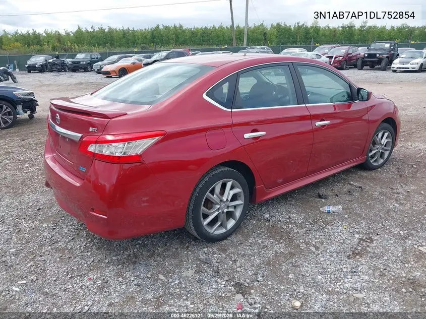 2013 NISSAN SENTRA VIN 3N1AB7AP1DL752854 — фото 4