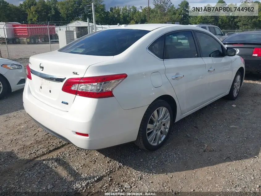 2013 NISSAN SENTRA VIN 3N1AB7AP8DL744962 — фото 4
