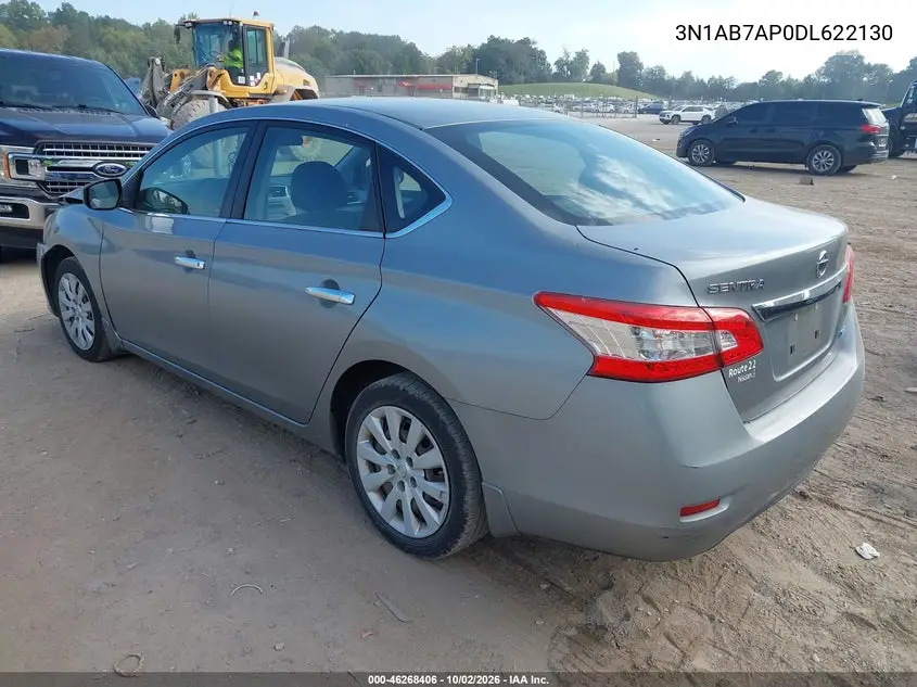 2013 NISSAN SENTRA VIN 3N1AB7AP0DL622130 — фото 3