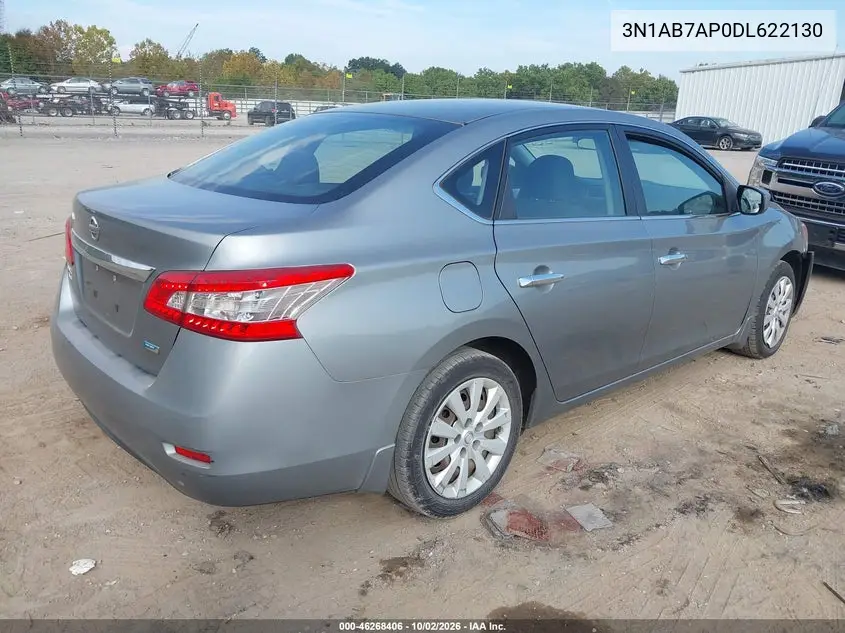 2013 NISSAN SENTRA VIN 3N1AB7AP0DL622130 — фото 4
