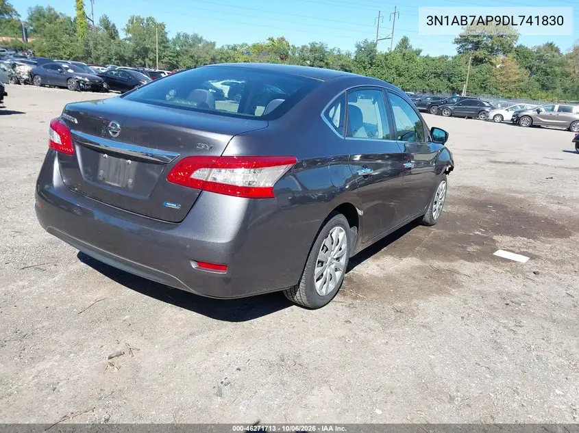 2013 NISSAN SENTRA VIN 3N1AB7AP9DL741830 — фото 4