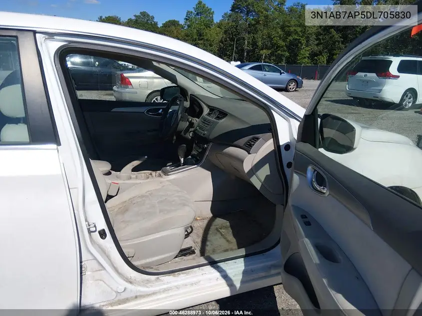 2013 NISSAN SENTRA VIN 3N1AB7AP5DL705830 — фото 5