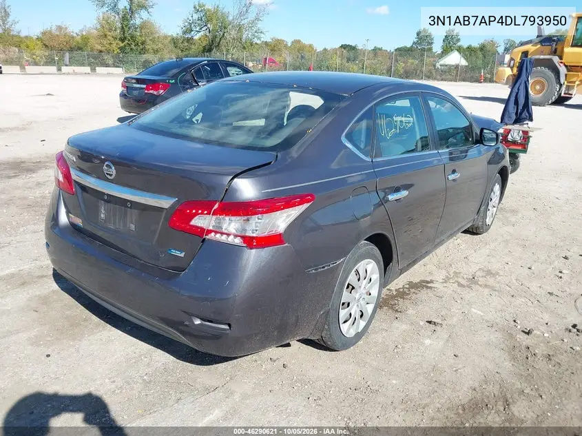 2013 NISSAN SENTRA VIN 3N1AB7AP4DL793950 — фото 4