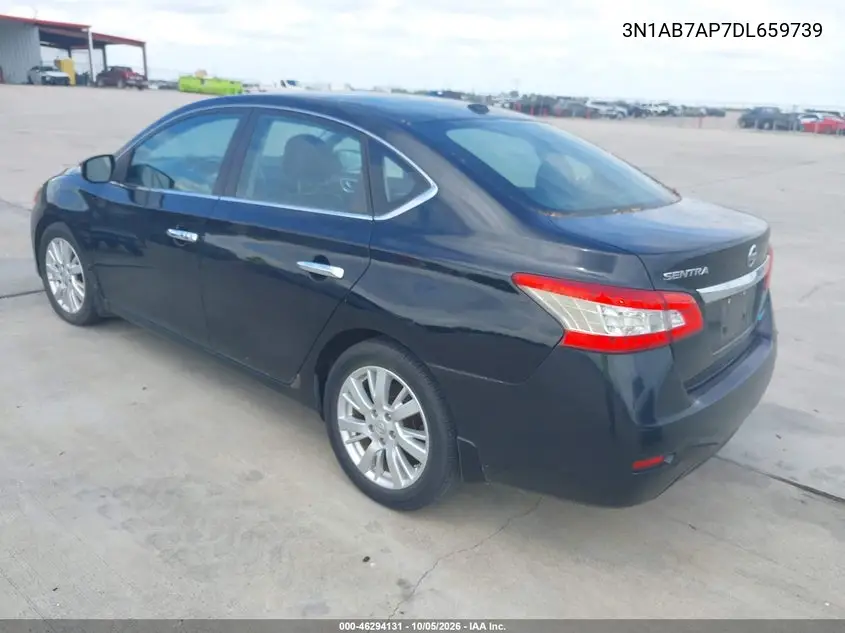 2013 NISSAN SENTRA VIN 3N1AB7AP7DL659739 — фото 3