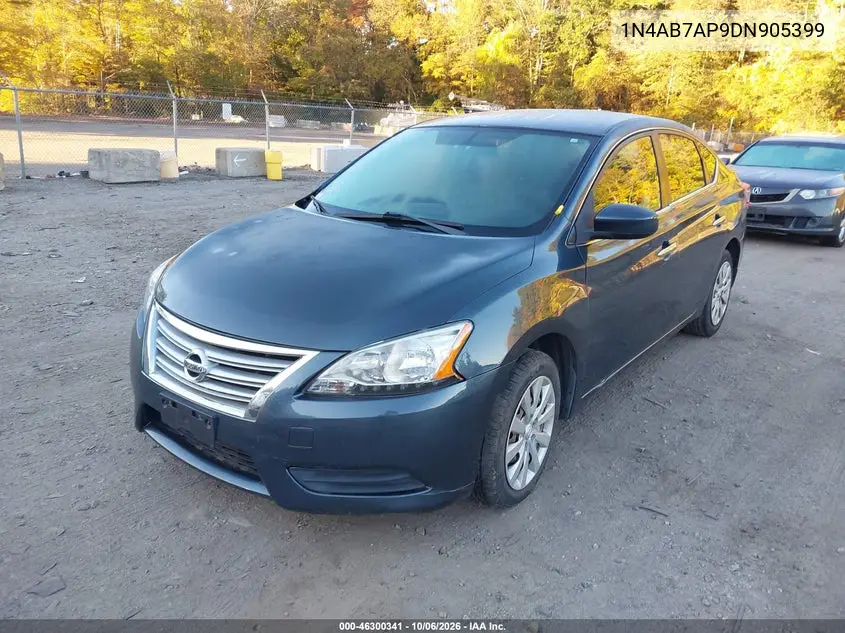 2013 NISSAN SENTRA VIN 1N4AB7AP9DN905399 — фото 3