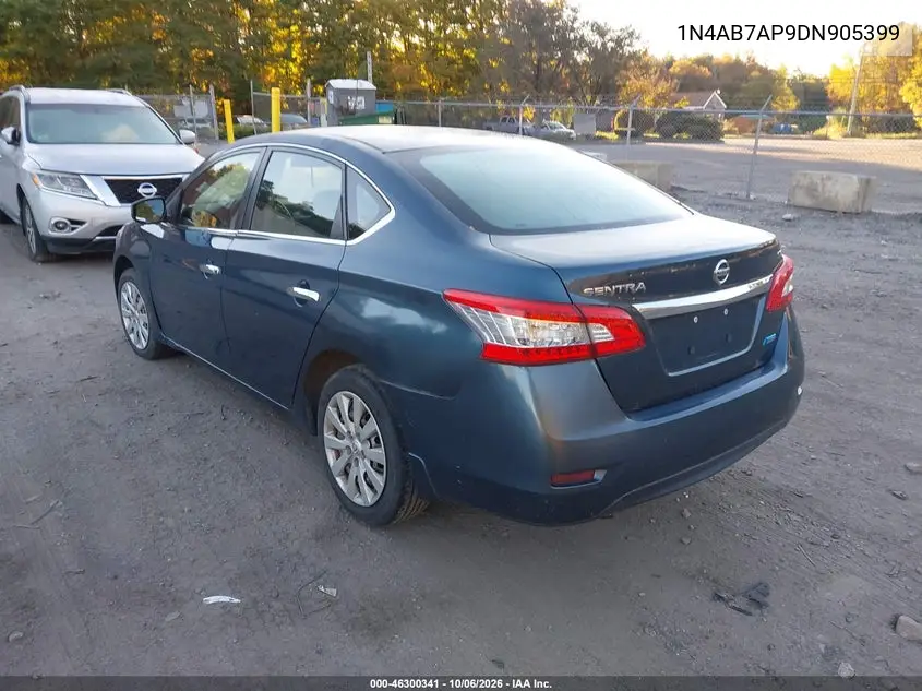 2013 NISSAN SENTRA VIN 1N4AB7AP9DN905399 — фото 4