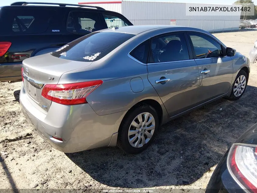 2013 NISSAN SENTRA VIN 3N1AB7APXDL631482 — фото 4