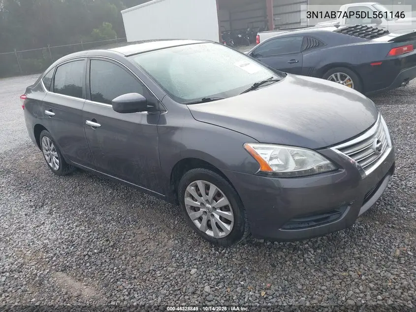 2013 NISSAN SENTRA VIN 3N1AB7AP5DL561146 — фото 3