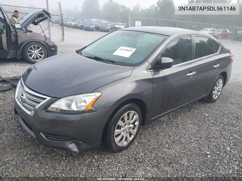 2013 NISSAN SENTRA VIN 3N1AB7AP5DL561146 — фото 4