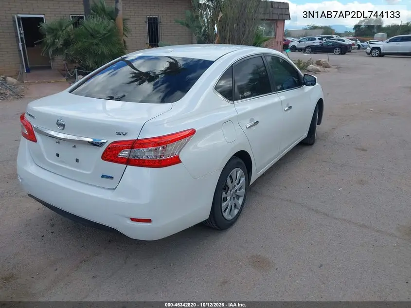 2013 NISSAN SENTRA VIN 3N1AB7AP2DL744133 — фото 4