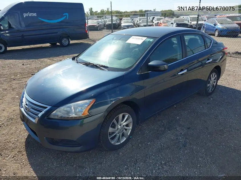 2013 NISSAN SENTRA VIN 3N1AB7AP5DL670075 — фото 2