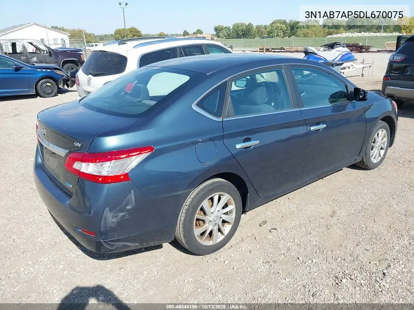 2013 NISSAN SENTRA VIN 3N1AB7AP5DL670075 — фото 4