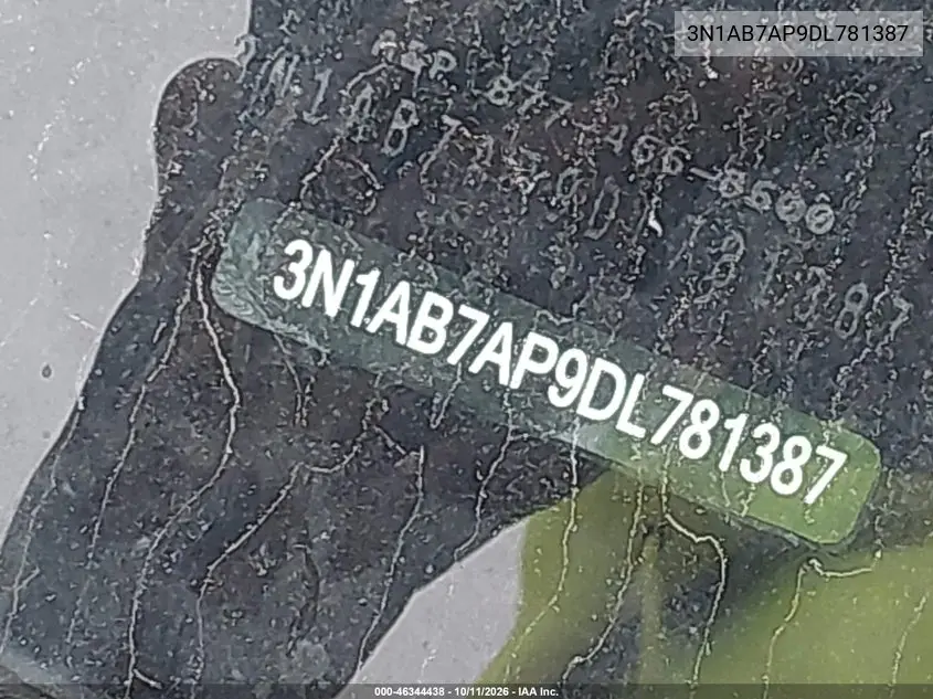 2013 NISSAN SENTRA VIN 3N1AB7AP9DL781387 — фото 11