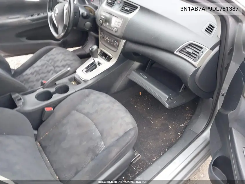 2013 NISSAN SENTRA VIN 3N1AB7AP9DL781387 — фото 5