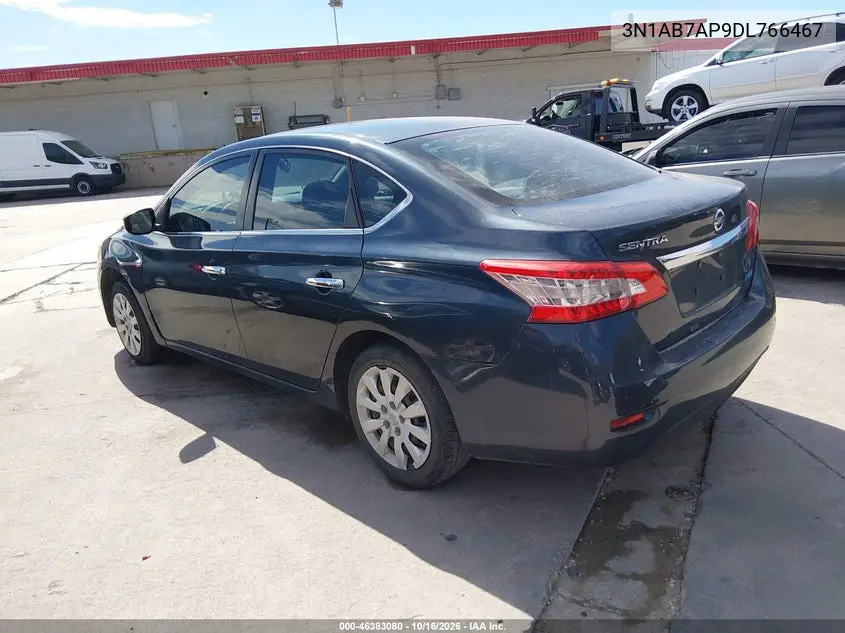 2013 NISSAN SENTRA VIN 3N1AB7AP9DL766467 — фото 3