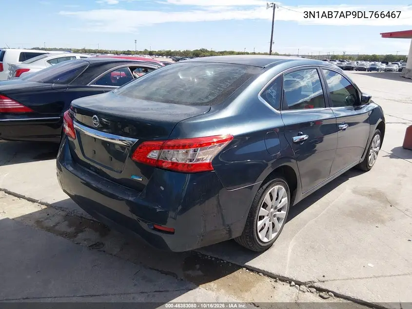 2013 NISSAN SENTRA VIN 3N1AB7AP9DL766467 — фото 4