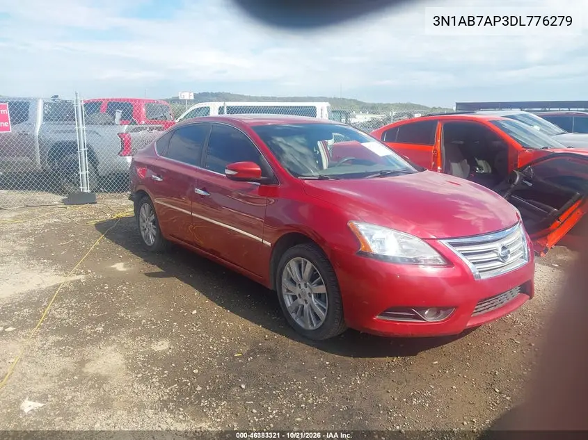 NISSAN SENTRA 2013, VIN 3N1AB7AP3DL776279
