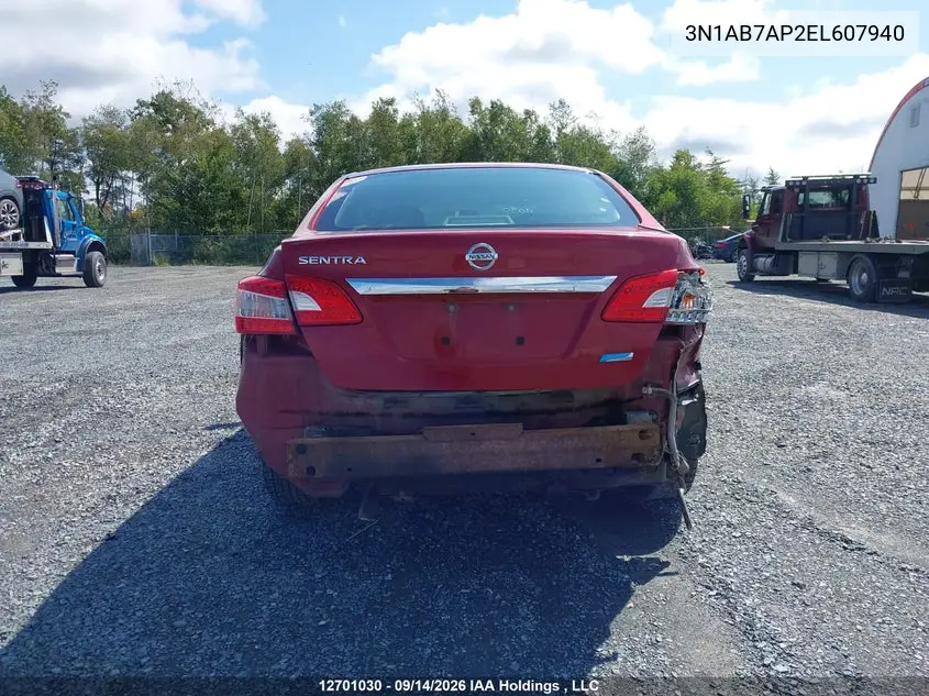 2014 NISSAN SENTRA VIN 3N1AB7AP2EL607940 — фото 17