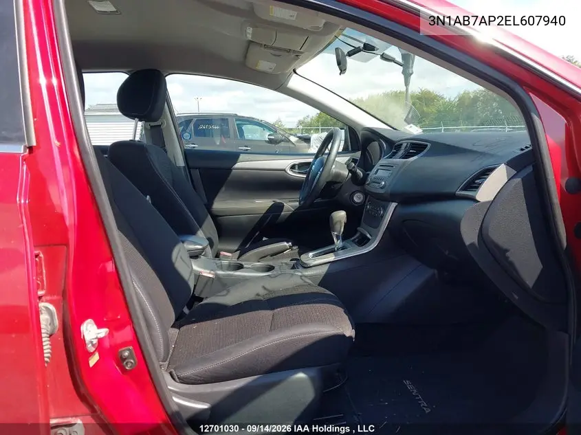 2014 NISSAN SENTRA VIN 3N1AB7AP2EL607940 — фото 5