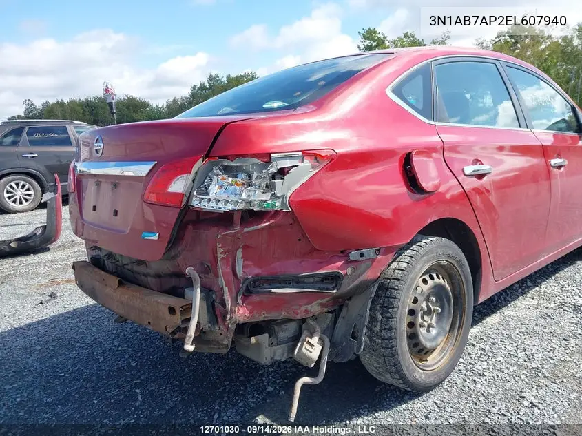 2014 NISSAN SENTRA VIN 3N1AB7AP2EL607940 — фото 6