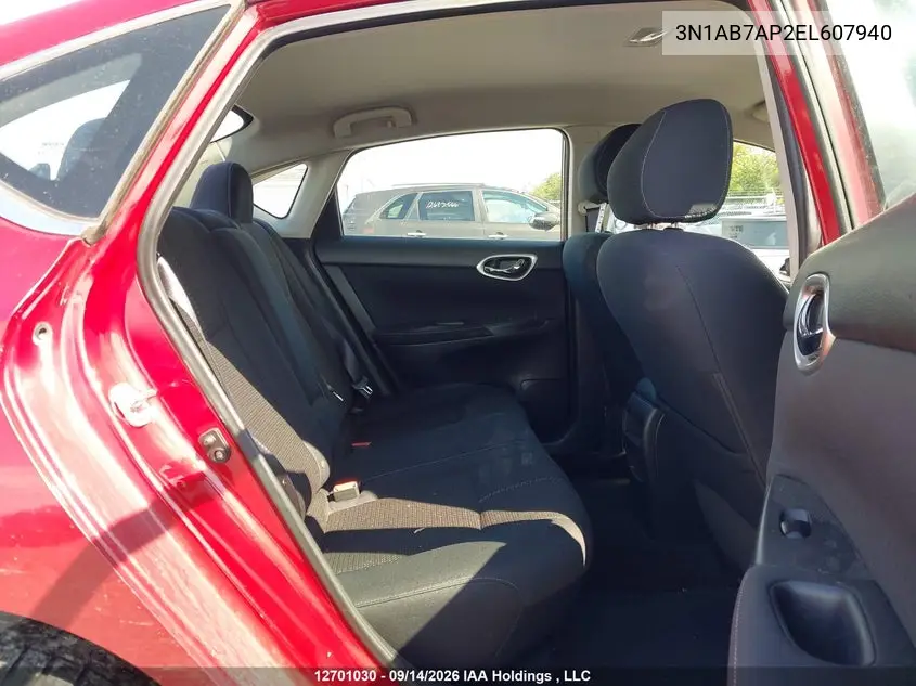 2014 NISSAN SENTRA VIN 3N1AB7AP2EL607940 — фото 8