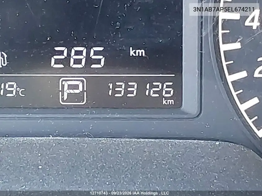 2014 NISSAN SENTRA VIN 3N1AB7AP5EL674211 — фото 15