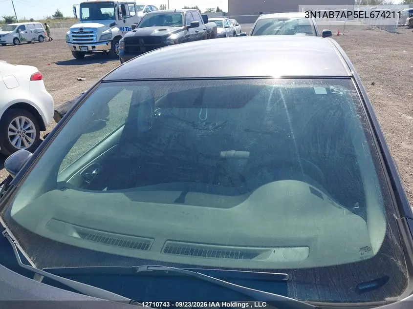 2014 NISSAN SENTRA VIN 3N1AB7AP5EL674211 — фото 17