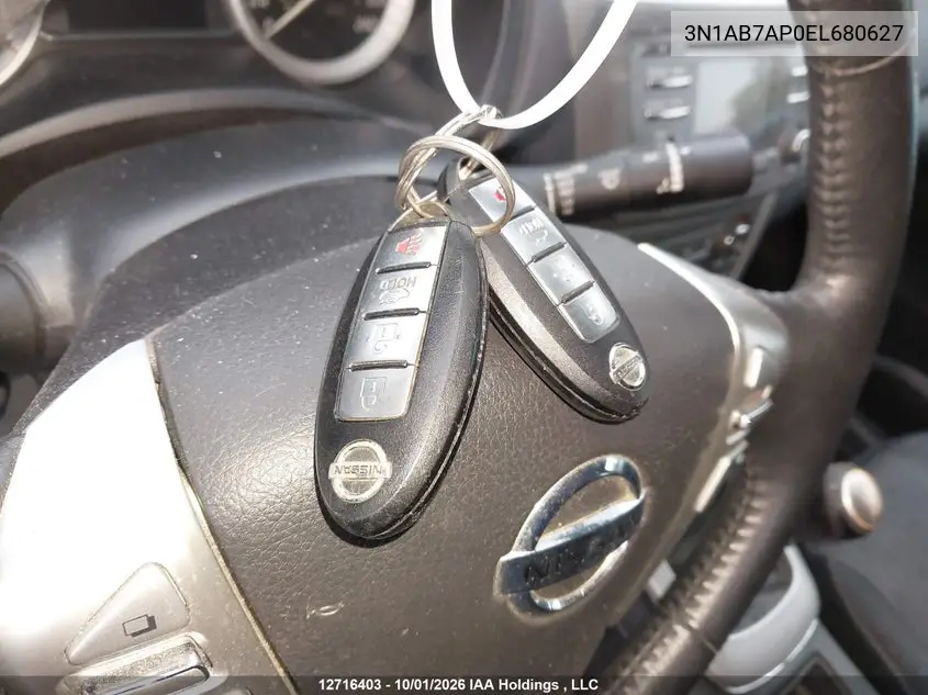 2014 NISSAN SENTRA VIN 3N1AB7AP0EL680627 — фото 11