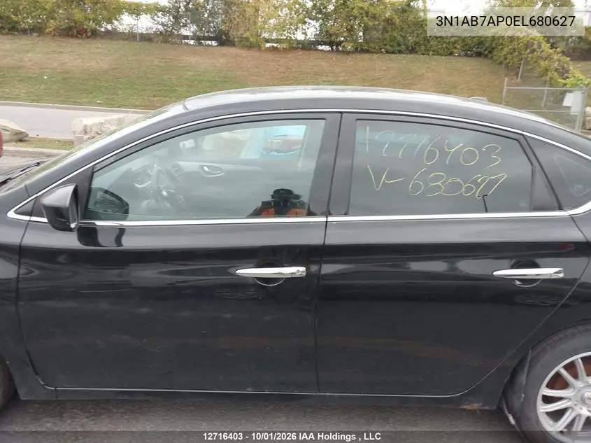 2014 NISSAN SENTRA VIN 3N1AB7AP0EL680627 — фото 14