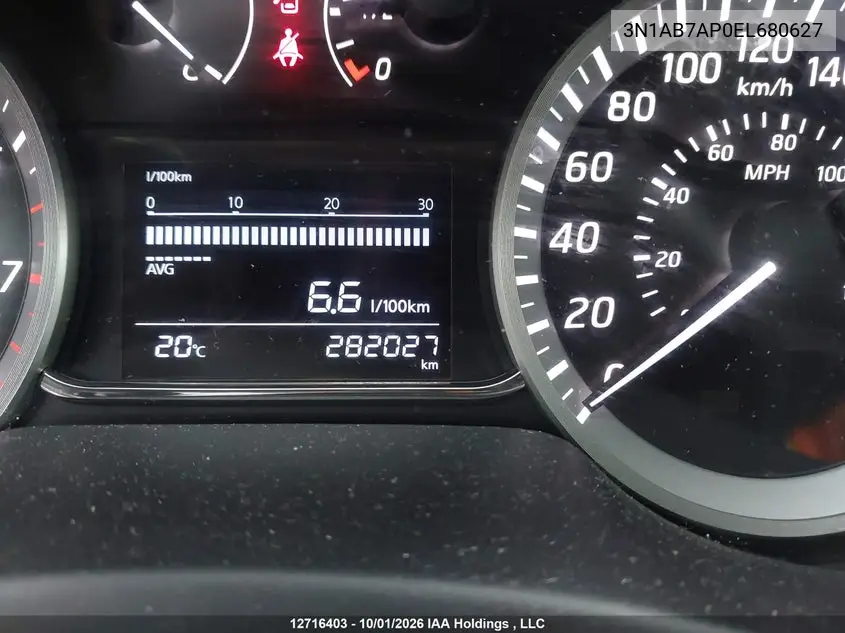 2014 NISSAN SENTRA VIN 3N1AB7AP0EL680627 — фото 15