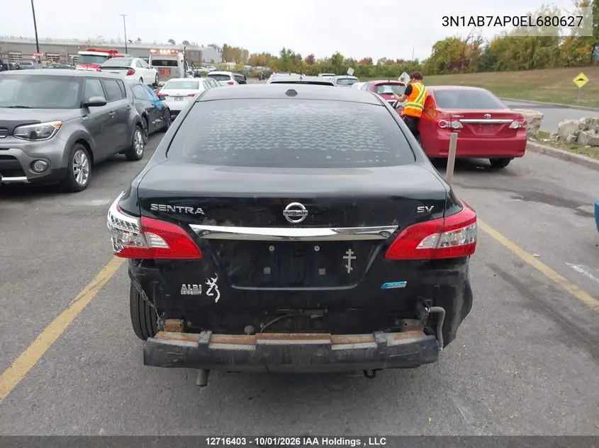 2014 NISSAN SENTRA VIN 3N1AB7AP0EL680627 — фото 16