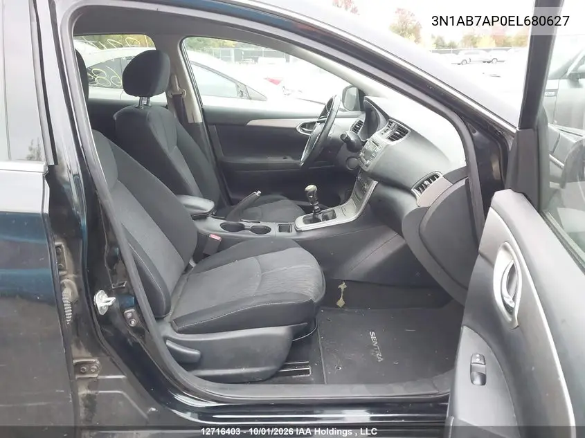 2014 NISSAN SENTRA VIN 3N1AB7AP0EL680627 — фото 5