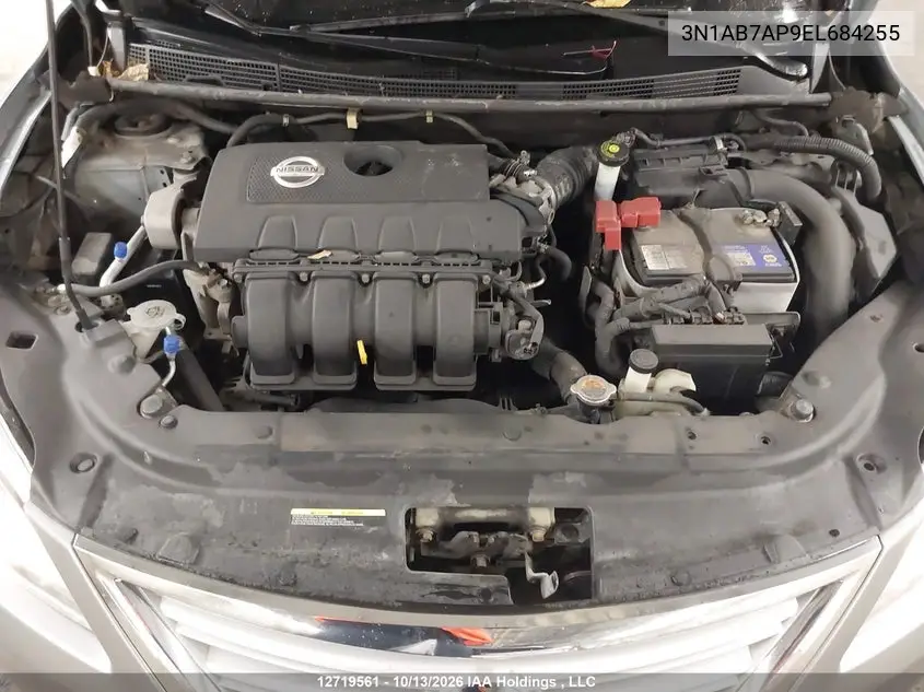 2014 NISSAN SENTRA VIN 3N1AB7AP9EL684255 — фото 10