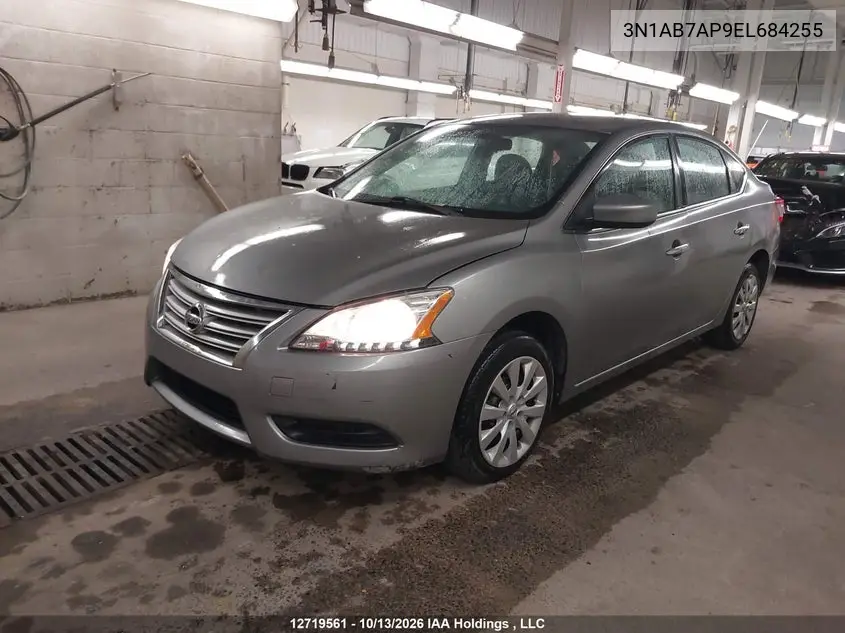 2014 NISSAN SENTRA VIN 3N1AB7AP9EL684255 — фото 2