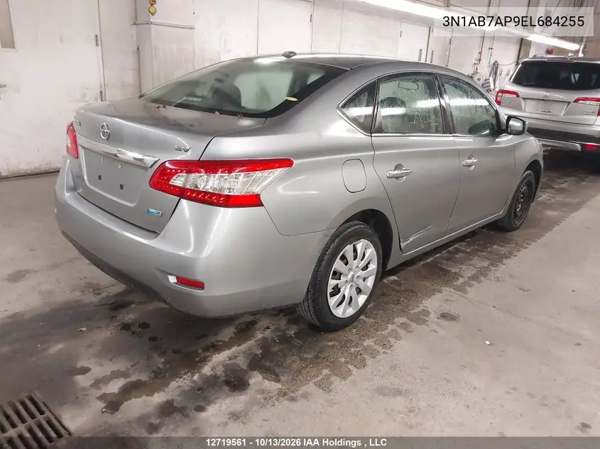 2014 NISSAN SENTRA VIN 3N1AB7AP9EL684255 — фото 4