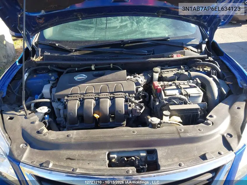 2014 NISSAN SENTRA VIN 3N1AB7AP6EL634123 — фото 10