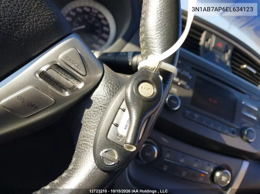 2014 NISSAN SENTRA VIN 3N1AB7AP6EL634123 — фото 11