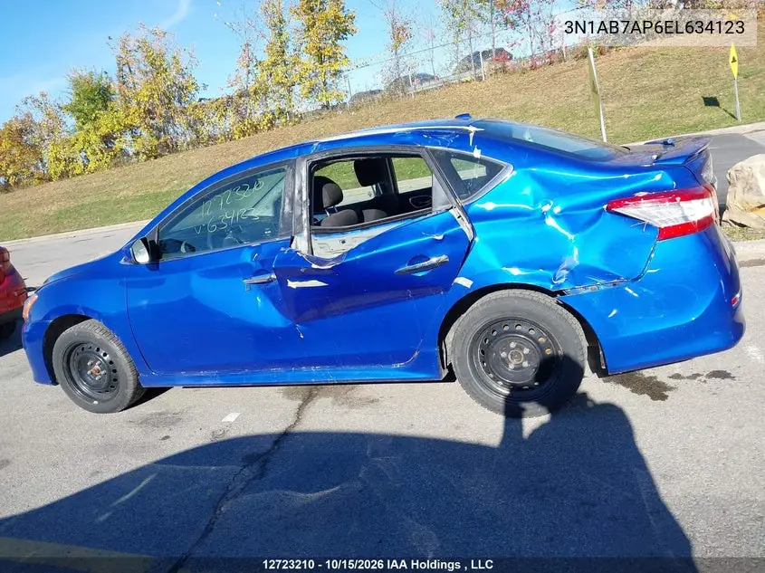 2014 NISSAN SENTRA VIN 3N1AB7AP6EL634123 — фото 14