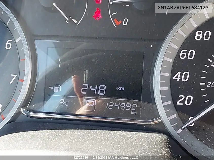 2014 NISSAN SENTRA VIN 3N1AB7AP6EL634123 — фото 15