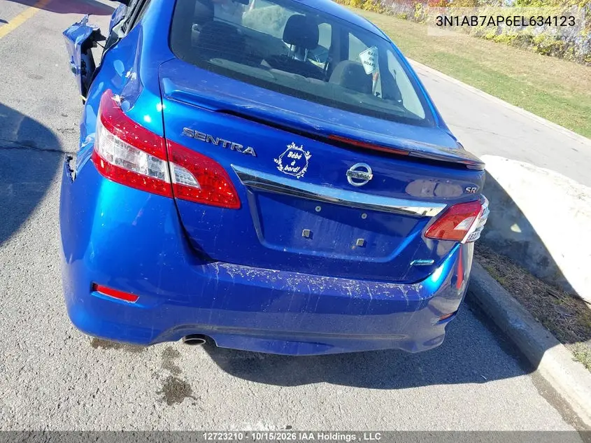 2014 NISSAN SENTRA VIN 3N1AB7AP6EL634123 — фото 16