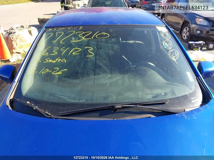 2014 NISSAN SENTRA VIN 3N1AB7AP6EL634123 — фото 17