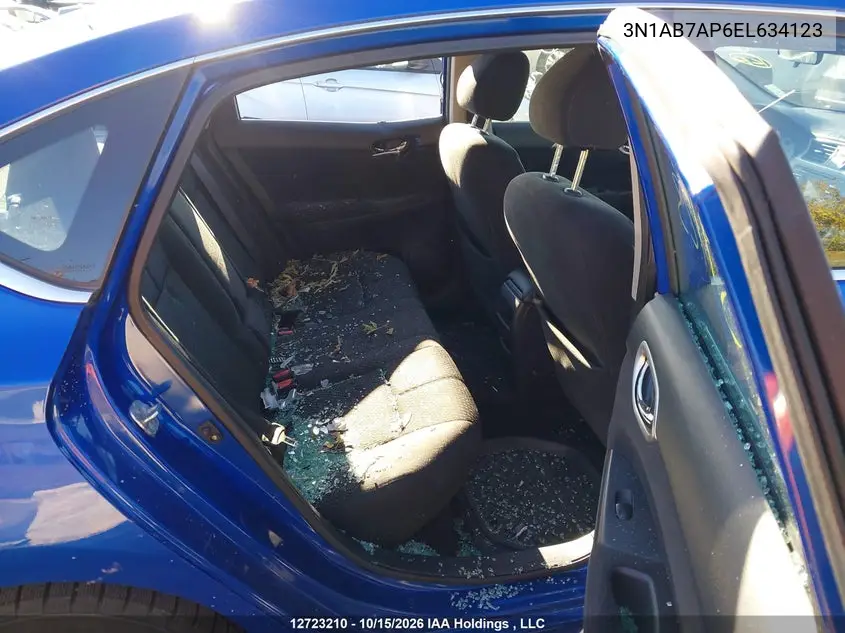 2014 NISSAN SENTRA VIN 3N1AB7AP6EL634123 — фото 8