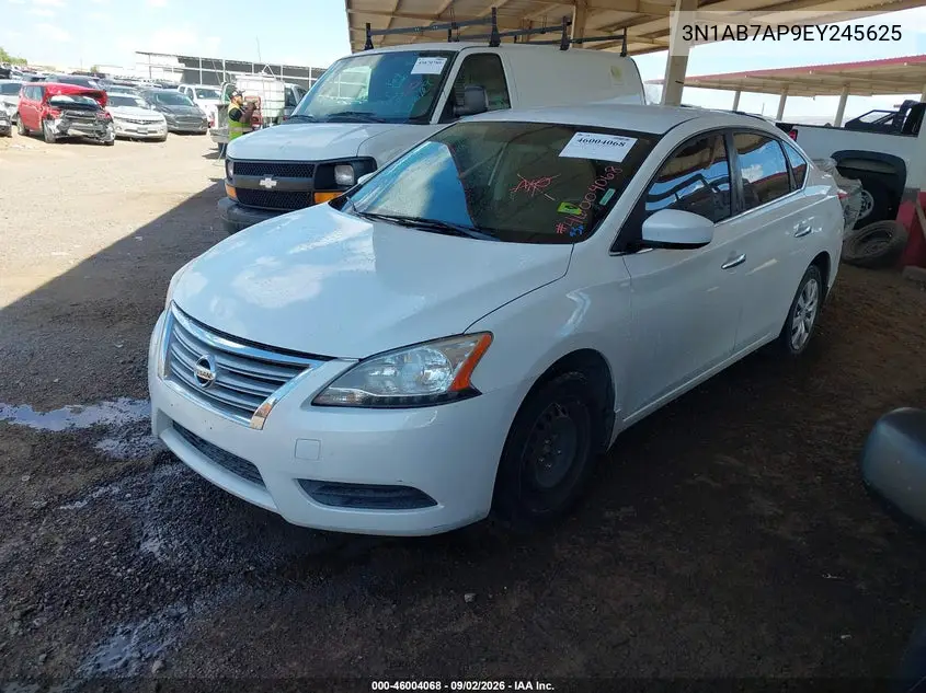 2014 NISSAN SENTRA VIN 3N1AB7AP9EY245625 — фото 2