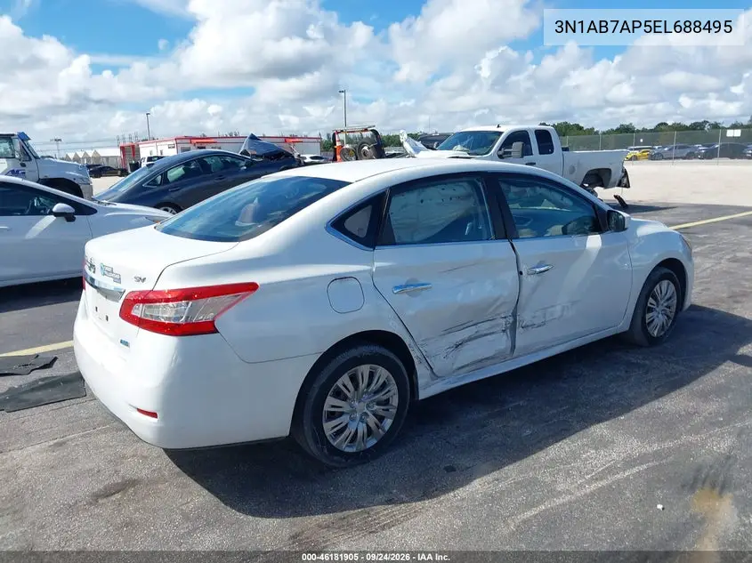 2014 NISSAN SENTRA VIN 3N1AB7AP5EL688495 — фото 4