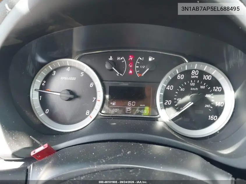 2014 NISSAN SENTRA VIN 3N1AB7AP5EL688495 — фото 7