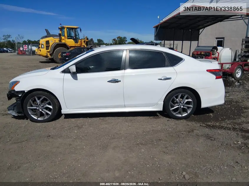 2014 NISSAN SENTRA VIN 3N1AB7AP1EY338865 — фото 13