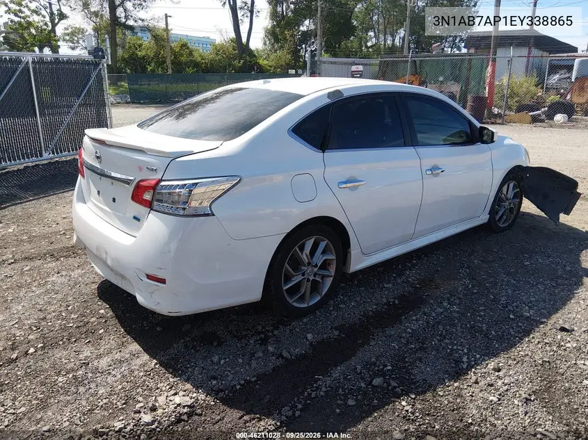 2014 NISSAN SENTRA VIN 3N1AB7AP1EY338865 — фото 4