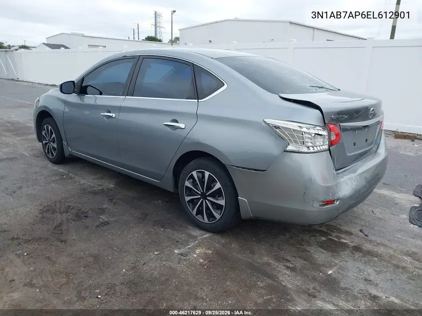 2014 NISSAN SENTRA VIN 3N1AB7AP6EL612901 — фото 3