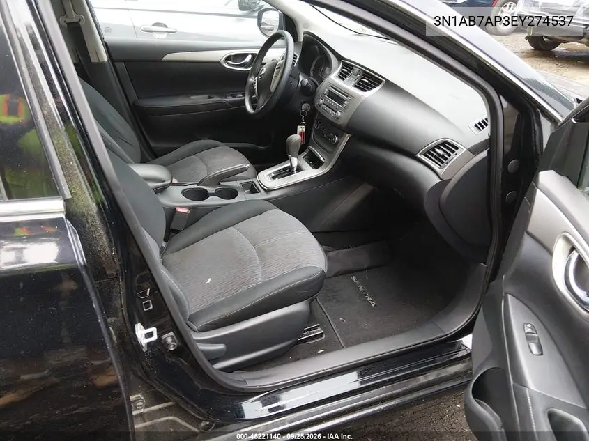2014 NISSAN SENTRA VIN 3N1AB7AP3EY274537 — фото 5